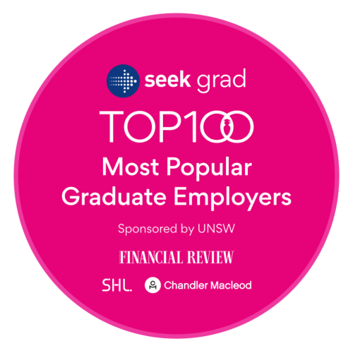 Seek grad top100 most popular graduate employers logo